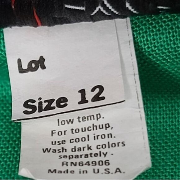 NWT Deadstock Vintage 80s Bright Green Cropped Puff Sleeve Blazer - Picture 8 of 16